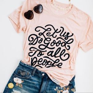 Let Us Do Good To All People Walk in Love t-shirt